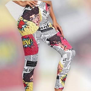 Pop Art Workout Leggings